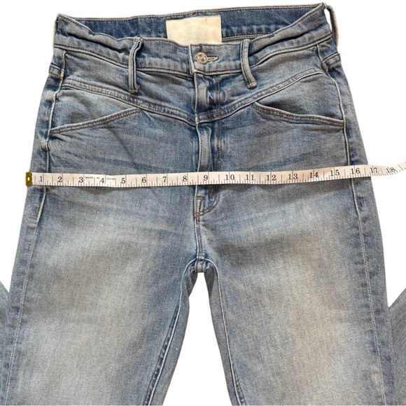 Mother Superior The Dazzler Yoke Front Ankle Jeans Size 26 Light Wash - Picture 5 of 13